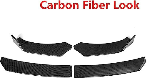 Auto Frontspoiler für BMW 3 Series E90 E91 E92 E93 E60 E61 E46 F30, Frontstoßstangenlippe Spoilerlippe Dauerhaft AntiKollision Frontspoiler Protector,A/Carbon Fiber
