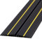 D-Line EV Ultra Floor Cable Cover, Black with Yellow Hazard Stripe, 18mm Cable Cavity, 2m Length