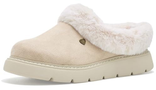 Skechers Women's Keepsakes Lite Slipper, Off-White, 6.5 UK