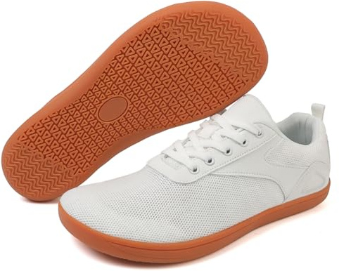 AONEGOLD Herr Barefoot Minimalistiska Dam Trail Löparskor Lättviktiga Andningsbara Sport med Brett Läst Barfotaskor för Fitness, 42 EU bred