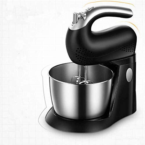 Frullino per Le Uova,Sbattitore per Uova Elettrico,Sbattitore per Uova,Impastatrice,Sbattitore Elettrico con Testa inclinabile a 6 velocità con Ciotola in Acciaio Inossidabile da 1,7 Litri,Ganc
