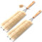 Novaliv 2X Jalousienbürste Jalousien Rolladenbürste Rollo Reinigungsbürste 47x14cm IDEAL auch als Heizung Reinigungsbürste 2-Fach Gabel Jalousien-Staubwedel dustoff Rollladen reinigen