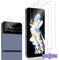 Bekiikoo Protector de Pantalla para Samsung Galaxy Z Flip 4 [3 Piezas] y Samsung Galaxy Z Flip 4 Protector de Lente para cámara [2 Piezas], HD Antiarañazos Protector de Pantalla por Galaxy Z Flip 4