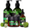 P-Beauty Rizinus 4er Set Rizinusöl, Shampoo, Conditioner & Haarmaske mit Biotin, Haarwachstum Haarpflege, Kopfhautpflege - Shampoo, Spülung, Haaröl, Haarkur - Pflegeshampoo, Haarspülung, Öl für Haare