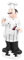 RORPOIR Lustige Harz Chef Dekoration Mini Statue Für Küche Bistro Bäckerei Restaurant Home Decor