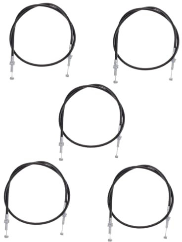 PRETYZOOM 5st Gehäusekabel Tragbar Kabel Für Friseurstühle Friseurstuhlkabel Handhaben Bürostuhlkabel Liegegriff Tauschen Ersatz des Zugkabels des Sessels Salon Hebeseil Für Stuhl Black Abs