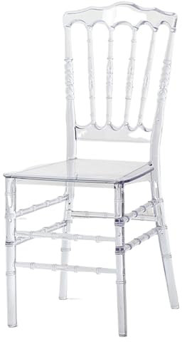 Crystal Transparent Stuhl für Hotels, Hochzeiten und kommerzielle Veranstaltungen Bambusgelenk Design, perfekt für Hochzeiten im Freien Wasserdichter Bankettstuhl