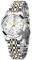 OLEVS Bicolor Damenarmbanduhren Edelstahl Quarz Analog Damenuhren Silber Gold Metallarmband Leuchtend Klein Uhren Damen Arabische Ziffern Wasserdicht Damen Armbanduhr mit Datum Geschenke für Frauen
