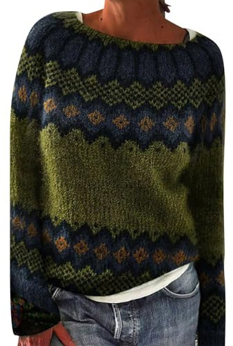 Hoodie Damen Strickpullover Damen Grobmaschig Herbst Mode Damen Pullover mit Puffärmeln Damen Langarm Shirts Damen Pullover Damen Creme Dünner Pullover Damen