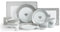 56PC Grey Heart Dinner Set - NO Cutlery