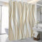 Schicker, wasserfester Duschvorhang mit Wellenmuster, strapazierfähiges Polyester, maschinenwaschbar, stilvolle Badezimmerdekoration, Duschvorhänge 150x190cm(59,06x74,8 Zoll)