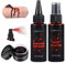 BOBISUKA Maquillaje de Halloween Sangre Falsa Pack de 3:1 Plasma Coagulado,1 Spray de Sangre Falsa,1 Sangre Falsa Líquida,Realista,Lavable,Segura,Adecuada para Carnaval,Bromas,Cine