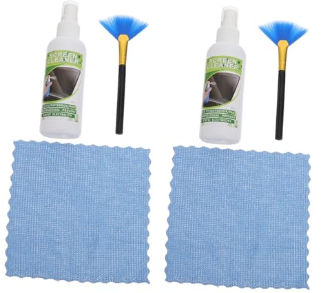 Operitacx 2sätze Vinyl-Platten-reinigungs -reinigungsbürste Cd-Reiniger Und Staubentfernungstuch Für Plattenspieler Und Cd-alben