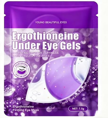 24 Stück Erfrischende Feuchtigkeitsspendende Augenpads,Kühlendes & Beruhigendes Gefühl (Lila)