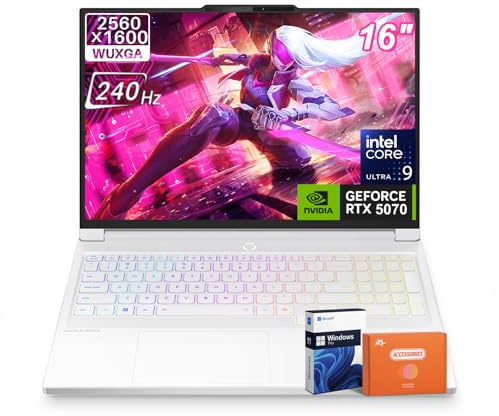 Lenovo Legion 7i Computer portatile da gioco, display OLED WUXGA 16 2,5K 240Hz/1ms, Intel Core Ultra 9 275HX, NVIDIA RTX 5070, 64GB DDR5, 4TB SSD, Wi-Fi 7, tastiera RGB, Windows 11 Pro, con