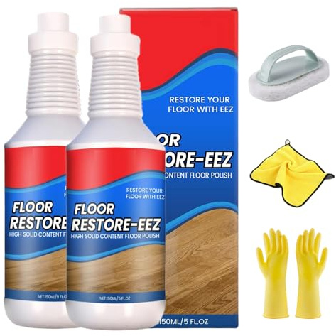 Sofortige Erneuerung · Unsichtbarer Schutz,Floor Repair Polishing Agent,Floor Restore Eez,Restorer&clean Ezz Hardwood Restore,Wood Restorer,150ml Flooring Protection Agent For Shine Wood,Laminate (1)