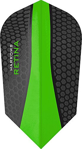 1 x Set Harrows Retina Green Dart-Flights Slim.