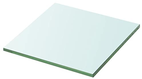 vidaXL Panel de Estante de Cristal Templado Modelo Claro 30x30 cm Balda Vidrio