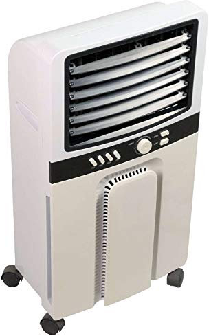 O'FRESH Luftkühler mit Wasserkühlung, Klimaanlage Mobil, Ventilator mit 8L Wasserkühlung, Luftbefeuchter und Ionisation, Klimaanlage Ohne Abluftschlauch, Ventilator mit Fernbedienung, 65W, Weiß