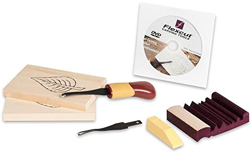 Flexcut Beginner 2-Blade Craft Carver Set Package
