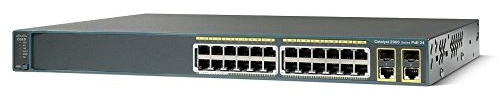 Cisco WS-C2960-24PC-L 2960 Interrupteur Catalyst 10/100 24 ports (certifié reconditionné) Gris