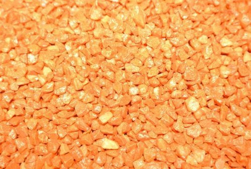 Dekogranulat I orange I Körnung 2-3 mm I 8 kg I Farbgranulat