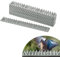 EXLECO 6M Repellente per Uccelli 20Pcs Dissuasori per Piccioni Plastica Anti Piccioni Spuntoni Anti Uccelli Dissuasore Uccelli Repellente Pannelli Bird Defense per Gatti Passeri Balconi Grigio