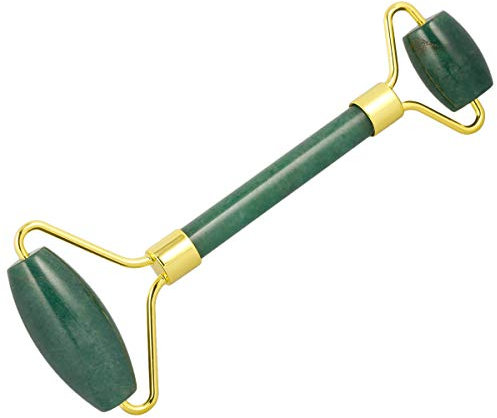Nupuyai Jade Roller Gesicht Massagegerät Edelstein Gesichtsroller Gesichtsmassager für Gesichts Hals Haut