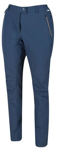Regatta Highton Women's UV Protection Straight Fit Stretch Hiking Pant Dark Denim