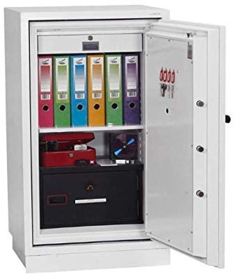 Phoenix Safe Datenschutztresor Data Combi DS2503, Doppelbartschlüsselschloss mit 2 Schlüsseln, 120 Minuten Brandschutz, H106.5xB65.5xT56 cm, 227 kg