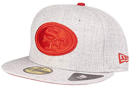 New Era 59Fifty Cap Heather Grey San Francisco 49ers - 7 1/4