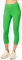 Merry Style Damen Leggings 3/4 aus Baumwolle mit Stretch – Leichte Capri Leggings Damen aus atmungsaktiver, elastischer Baumwolle, ideal für Yoga Sport Freizeit Reisen MS10-199 (Grün,XS)