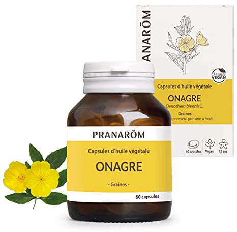 Pranarôm Capsules d'Huile Végétale Onagre 60 Capsules