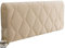 Kopfteilbezug 160/180/200, Bett Kopfteil Bezug Bettkopfteil Hussen Bettkopfteil Husse/Bezug/überzug Abdeckungen Für Schlafzimmer Elastischer Samt Material Verdicken,Beige-160cm