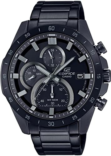 Casio Herren Chronograph Quartz Armbanduhr Edifice mit Edelstahl Armband