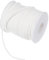 PATIKIL Suede Cord with Roll Spool 3mm 50 Yard, Flat Faux Leather Lace for Necklace Bracelet Jewelry Making Beading DIY Crafts, White