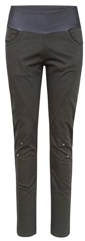 Chillaz W Fuji 2.0 Pant Schwarz - Robuste elastische Damen Kletterhose, Größe 42 - Farbe Black