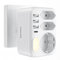 CHICLEW Multiprise avec Interrupteur, Multiprise Murale 3500W avec 3 Ports USB TYPE-C, Prise USB Electrique 7 en 1 avec 3 Séparateurs de Prise et Interrupteur de Veilleuse pour Voyages, Maison, Bureau