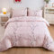Menkala Bettwäsche Zweige Muster 135x200 Blumen Rosa Bettbezug 2 Teilig Weiche Blümchen Pflanzen Mikrofaser Bettwäsche Sets Reißverschluss und Kissenbezüge 80x80cm für Einzelbett