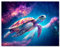 wandmotiv24 Leinwandbild Fantasy, Schildkröte, Querformat M0603