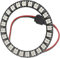 DC 5V WS2812B 24 LEDs Pixel Ring Schwarz PCB adressierbare LED-Module WS2812 IC RGB Vollfarbe Rund LED Kreis