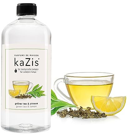 KAZIS® I Grüner Tee & ZitroneI 1 Liter I Für jede katalytische Lampe I Raumduft
