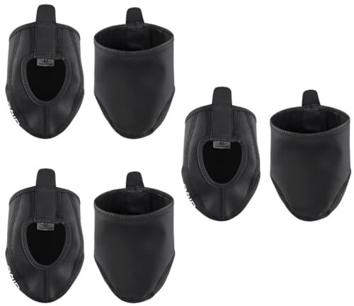 BESPORTBLE 3 Paar Überschuhe für Outdoor-Fahrradschuhe Winddicht Warm und – Gamaschen für Schwarz L