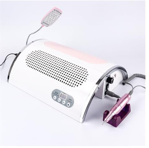 inBEKEA Nail Manicure Tool, 3-IN-1 54W Nail Dust Collector +UV LED Nail Lamp +Electric Nail Drill Professional Nail Manicure Tool Machine For Salon