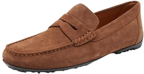 Geox Herren U KOSMOPOLIS + Grip Moccasin, BROWNCOTTO, 43 EU