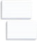 MEIOPUOYEAM Weiße Karteikarten, 7,6 x 12,7 cm, liniert, 100 Stück, linierte Karteikarten, Lernkarten, Lernkarten, Lernkarten zum Lernen, Notizen und To-Do-Liste