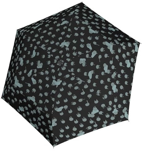 Knirps Taschenschirm U.200 Ultra Light Duomatic Rainyday - Black