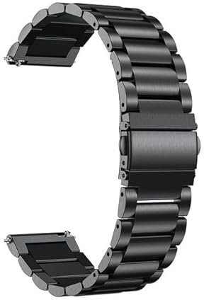 ONECMN Titanarmband für Garmin Forerunner 745 245 645 158 Venu 2 Plus SQ Smartwatch-Armband Schnellverschluss Sport Correa Zubehör, 20mm Universal, Achat