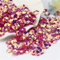 360 Stücke 8mm Tasse Pflaumenform Pailletten for Handwerk Blütenblüten Pailletten Hochzeit Decro Frauen Kleid DIY Nähzubehör(JG Rose)