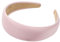 Haarreif Breiter weinroter Breit Haarbandf ür Damen Mädchen Klassischer Stirnband Basic Schwarz Band Minimalistischen Haarschmuck Haarkranz Kopfband (Rosa, Einheitsgröße)